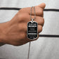 To My Son Never Forget Dog Tag Military